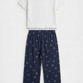  PRINTED PJ SET FOR WOMEN   MEME