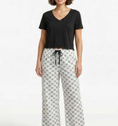  PRINTED PJ SET FOR WOMEN   MEME