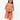 Printed Tie-Shoulder Dress for Girls - Coral - MEME