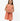Printed Tie-Shoulder Dress for Girls - Coral - MEME
