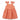 Printed Tie-Shoulder Dress for Girls - Coral - MEME