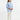 Puff Sleeve Button-Down Top for Girls - Light Blue - MEME