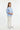 Puff Sleeve Button-Down Top for Girls - Light Blue - MEME