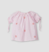 Printed Blouse For Baby Girl - Pink - MEME
