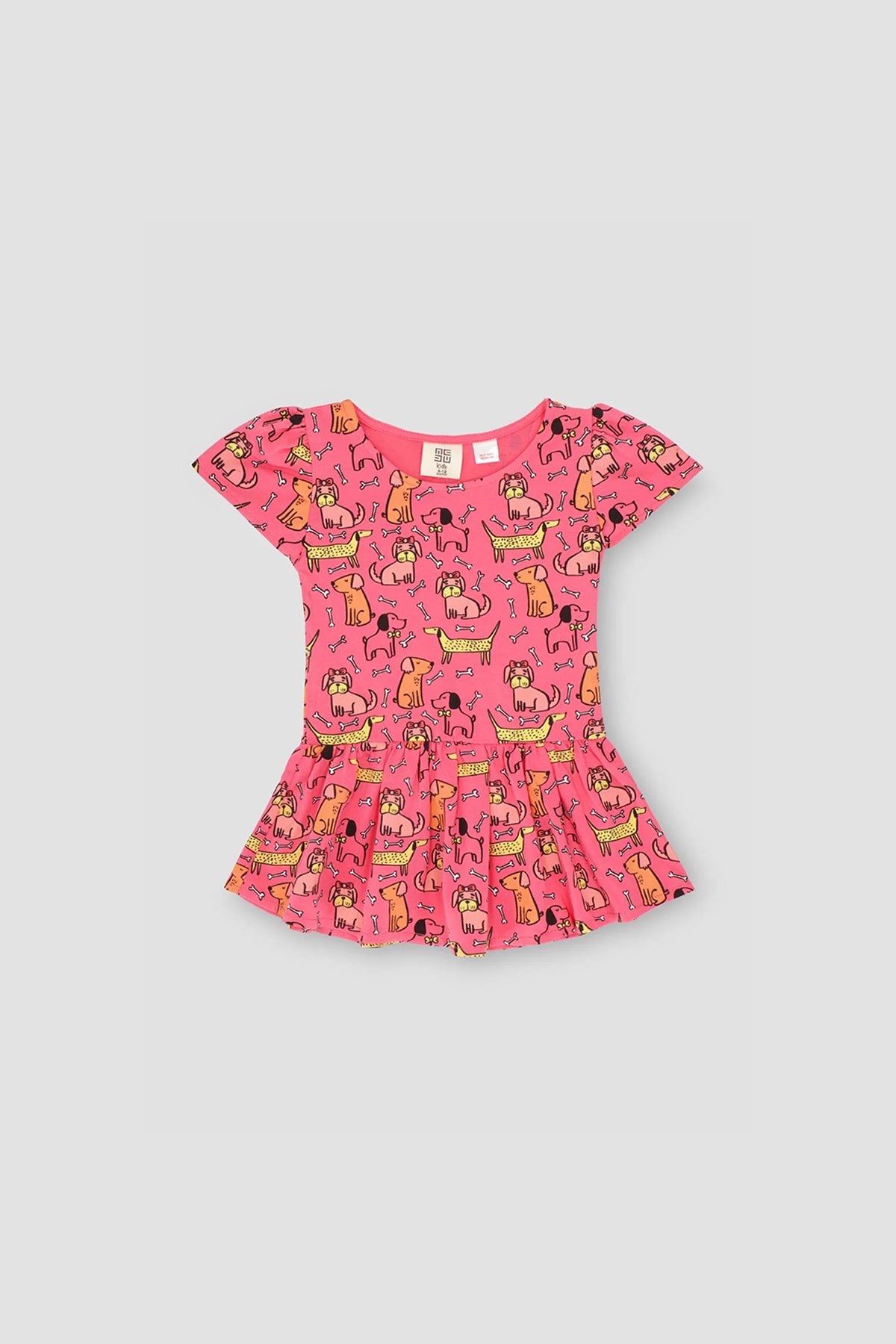 Printed Blouse For Baby Girl - Pink