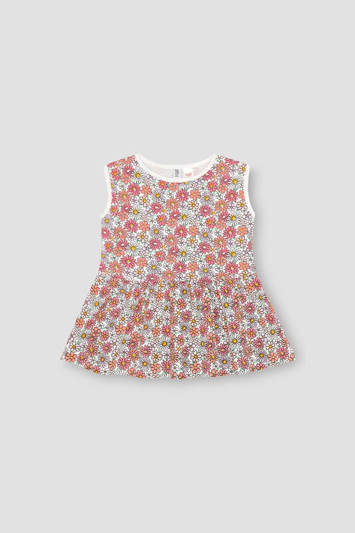 Printed Blouse For Baby Girl - Sunny Yellow