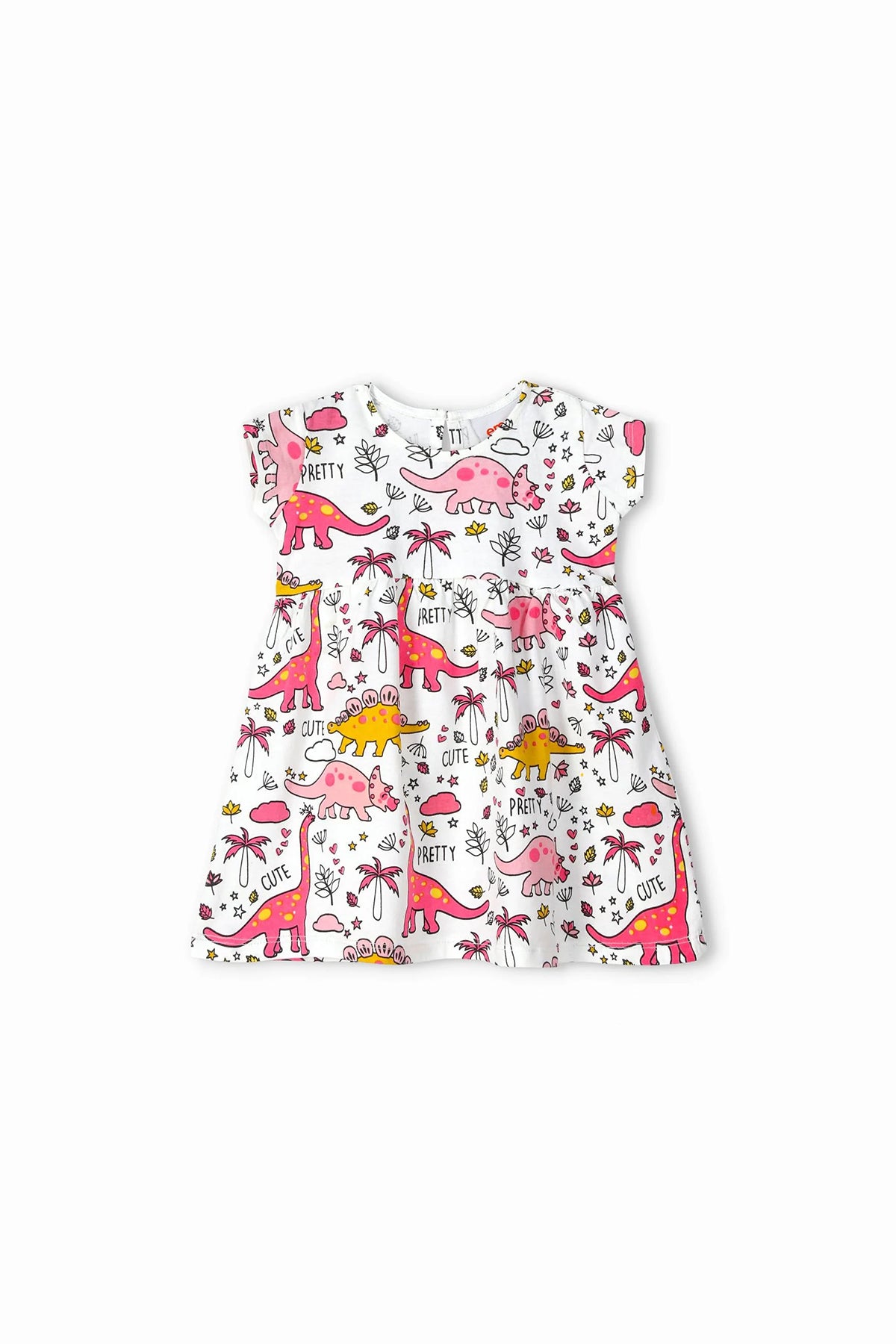 Printed Blouse For Baby Girl - White