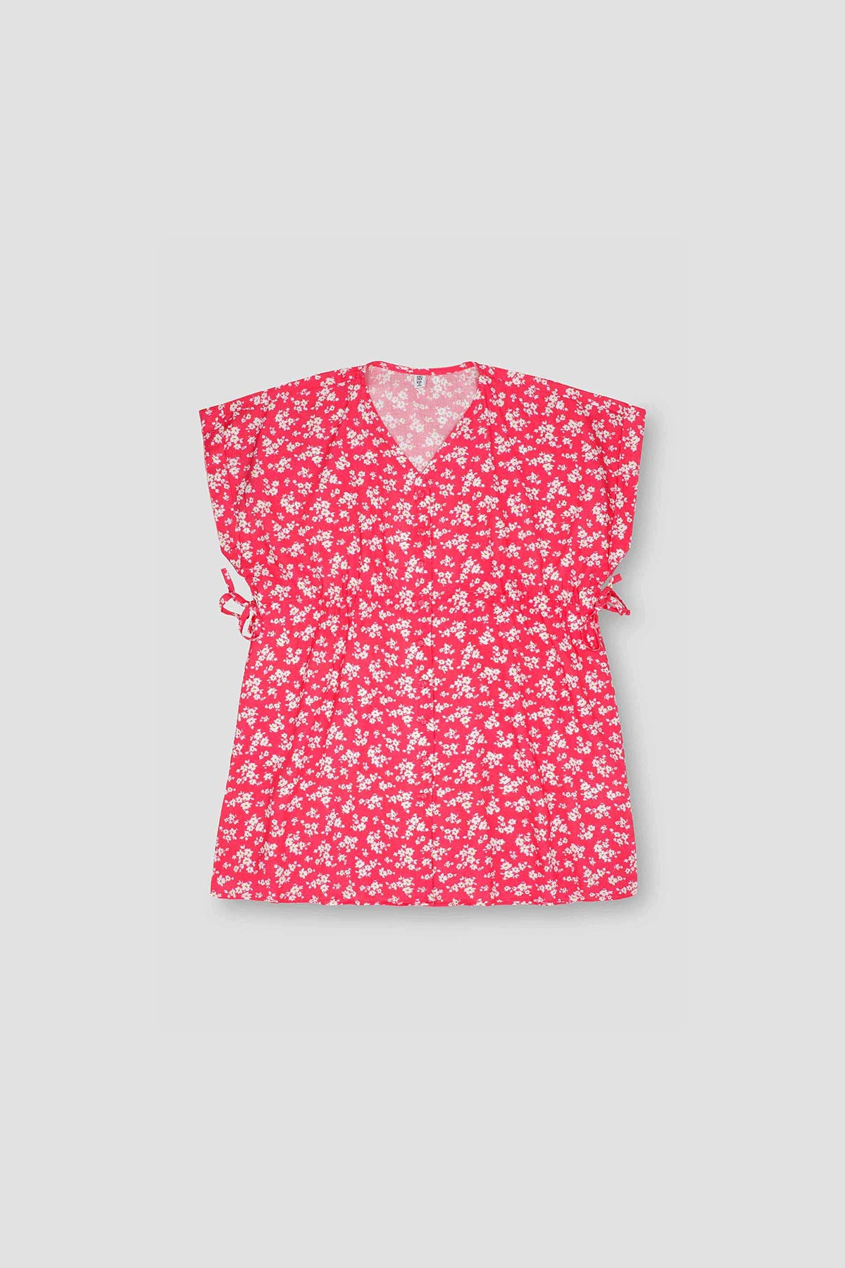 Printed Dress For Girl - Pink