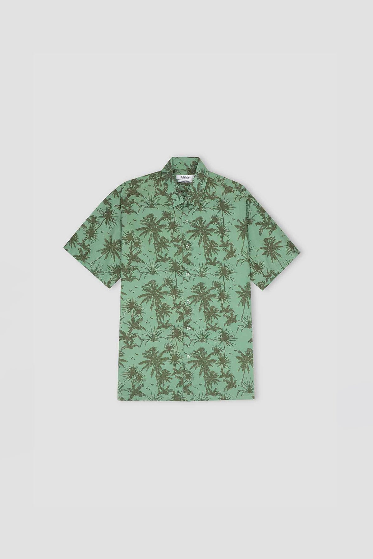 Printed Half Sleeve Shirt For Men - Green