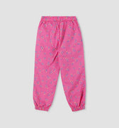 Printed Jogg Pant For Baby Girl - Pink - MEME