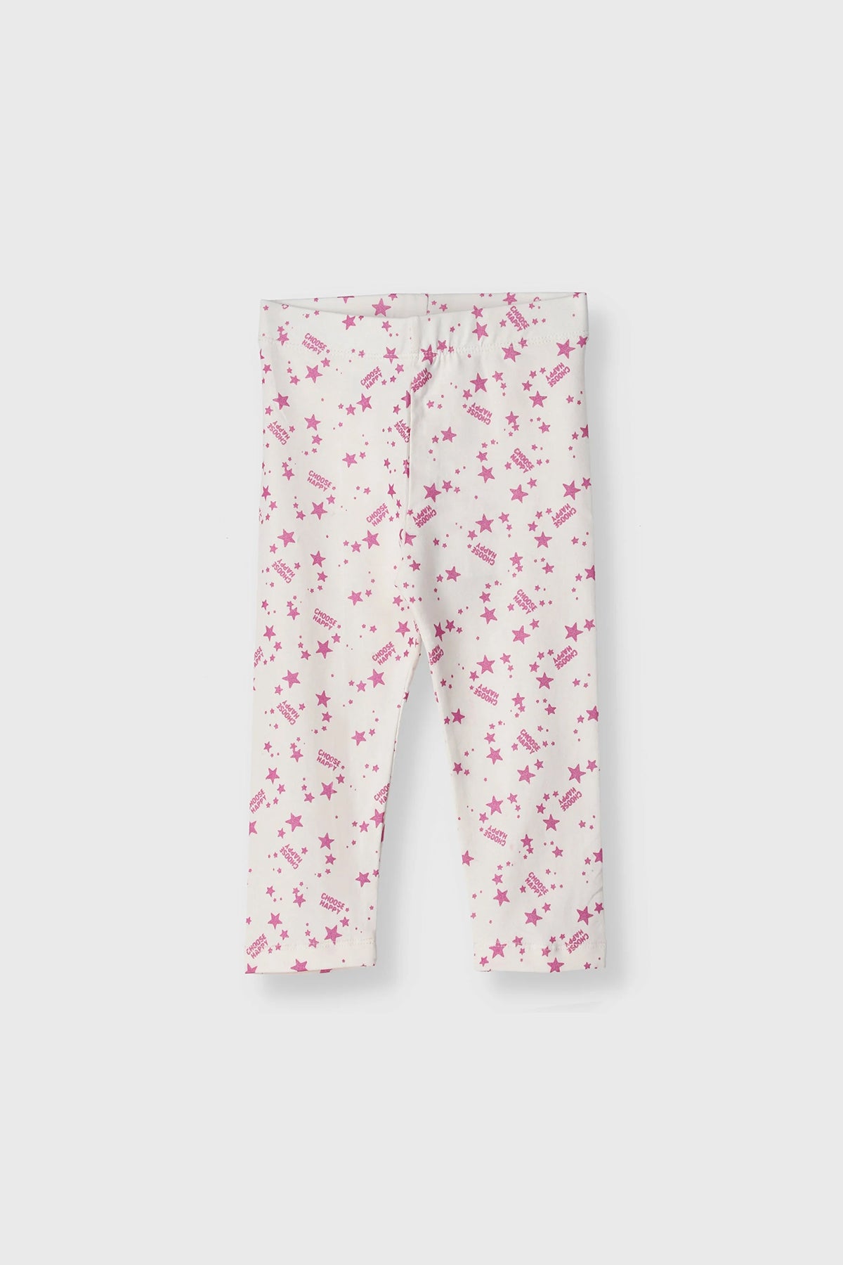  Printed Legging For Baby Girl - Egret 