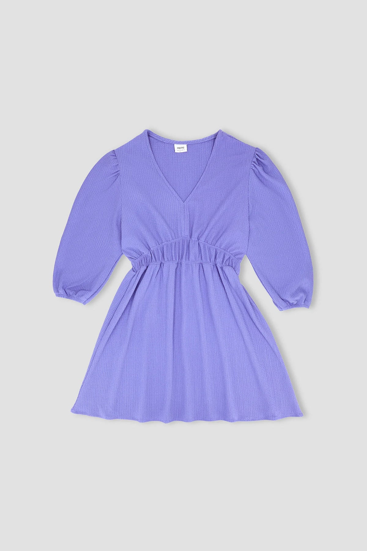 Printed Midi Dress For Women - Purple