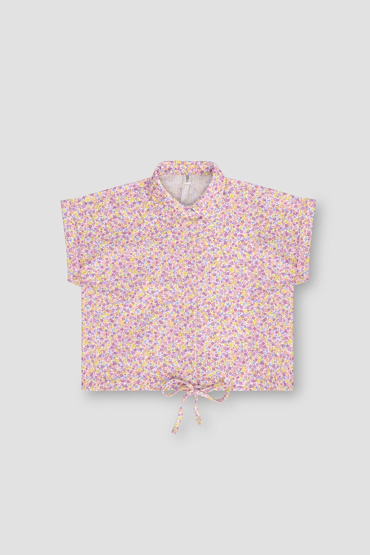 Printed Shirt For Girl - Purple
