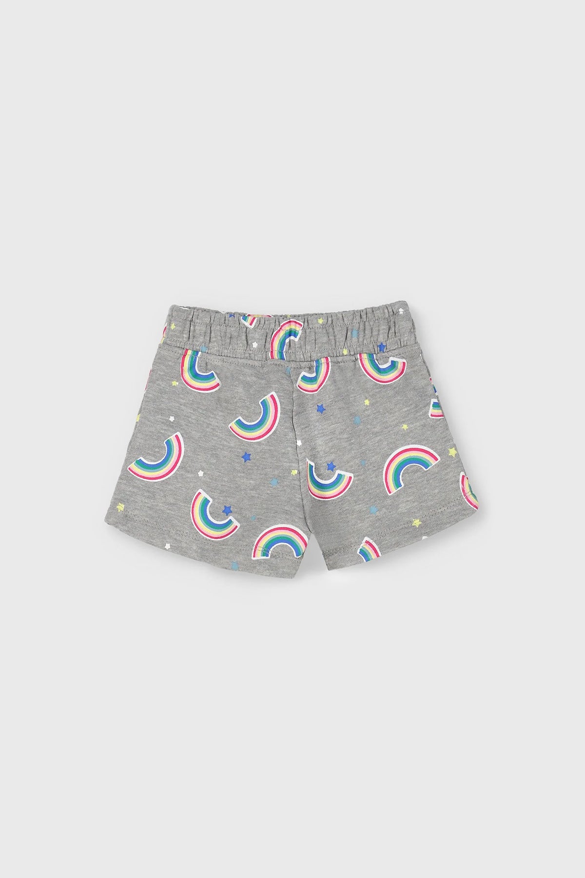 Printed Short For Baby Girl - Grey