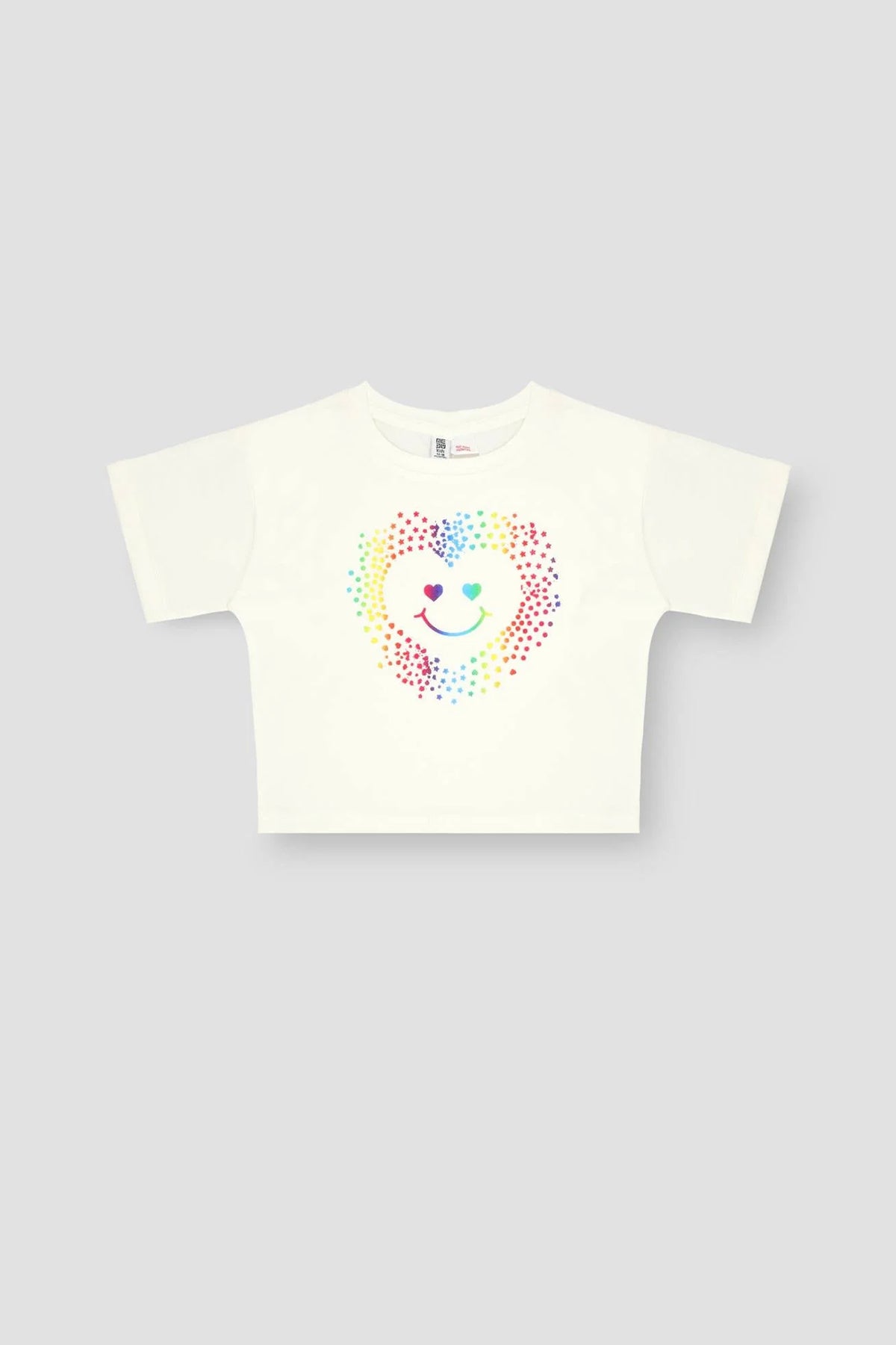 Printed T-Shirt For Baby Girl - Ecru