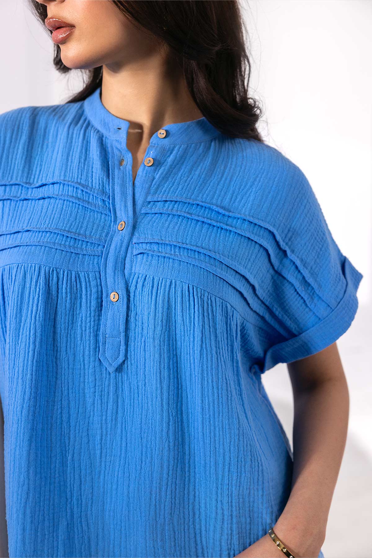 Women Pleated Top