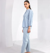 Women Pleated Co-Ord Set 