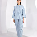 Women Pleated Co-Ord Set 