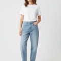 Relaxed Fit Jeans For Women - Light Blue - MEME