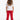 Elastic Waist Jogger Trousers for Baby Girl – Red - MEME