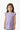 Flutter-Sleeve Ruffle Pocket Tunic for Girls - Lavender - MEME