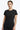 Classic Crew Neck T-Shirt for Women - Black