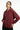 Zip-Up Hoodie Jacket for Women – Tibetan Red - MEME