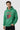 Emoji Graphic Hoodie for Men - Green - MEME