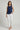 Sleeveless Button-Front Top For Women - Blue