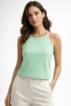 Tank top for Women - Turquoise Green - MEME