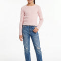  RIBBED FULL SLEEVES T-SHIRT FOR GIRL   MEME