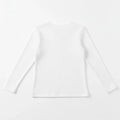 Long Sleeve Top For Girls - White - MEME