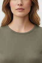 RIBBED T-SHIRT FOR WOMEN
