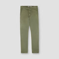 Regular-Fit Chino Trouser For Men - Army Brown Front Side