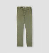 Regular-Fit Chino Trouser For Men - Army Brown Front Side