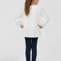 Blouse For Girl - White - MEME