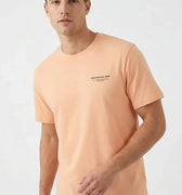 Printed T-Shirt For Men - Peach - MEME
