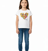 Emoji T-Shirt For Girl - White - MEME
