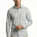 Stripe Shirt For Men - Grey Stripes - MEME