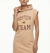 Sleeveless Hoodie For Women - Sand - MEME