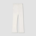 Ribbed Flared Pant For Girl - Ecru - MEME