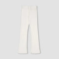 Ribbed Flared Pant For Girl - Ecru - MEME