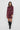 Satin Wrap Dress For Women - Maroon - MEME