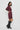 Satin Wrap Dress For Women - Maroon - MEME