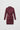 Satin Wrap Dress For Women - Maroon - MEME