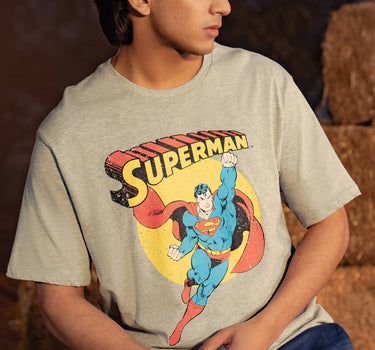 Men Superman Logo T-shirt 