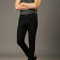 Skinny Fit Jeans For Men - Black - MEME