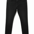 Slim Fit Jeans for Men - Black - MEME