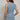 Sleeveless Button-Front Top For Women - Light Blue - MEME