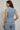 Sleeveless Button-Front Top For Women - Light Blue - MEME